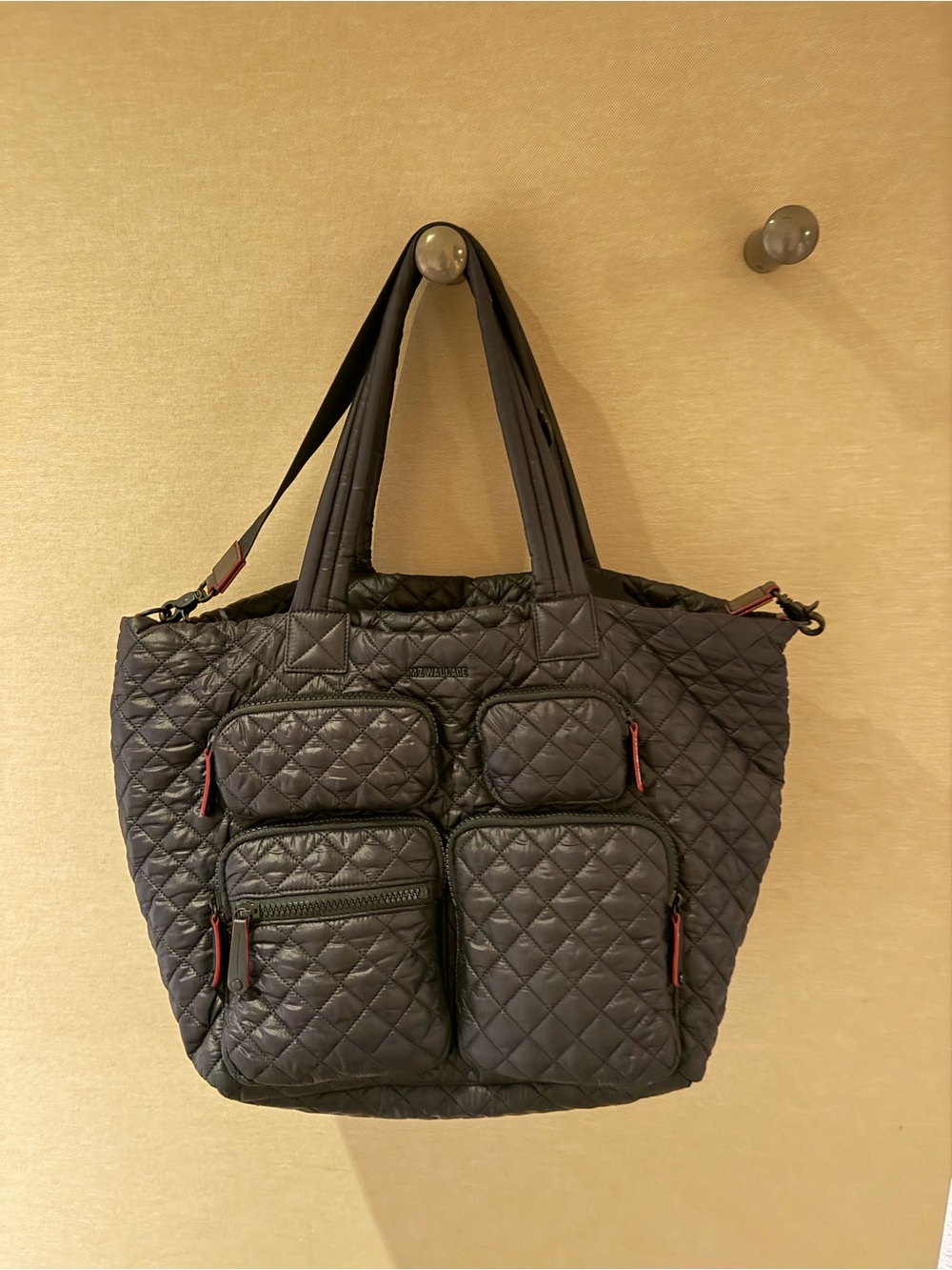 MZ WALLACE Large Metro Travel Tote - Black - Picture 8 of 13